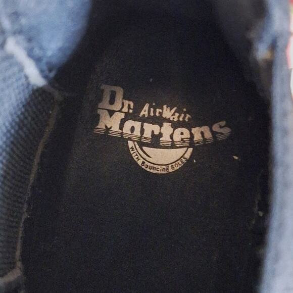 Doc Martens Church Stud Boots Size 8 Black Patent Leather Mid Top Evening Party - Picture 9 of 11